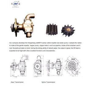 Rubber impeller sea water pump1