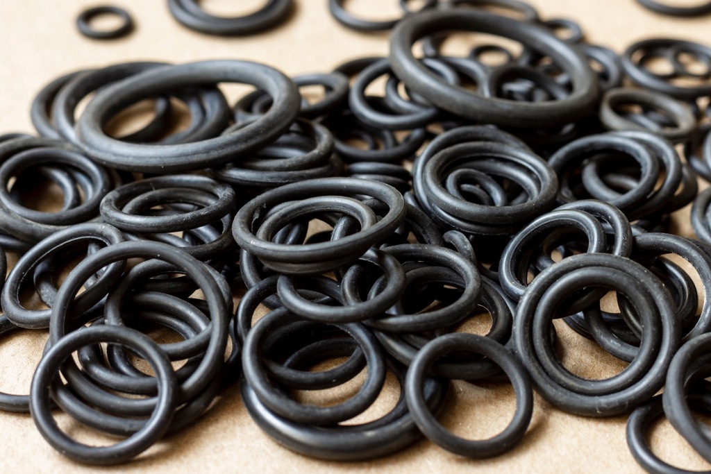 Rubber sealing rings