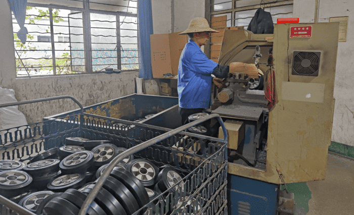 Rubber wheels manufacture process