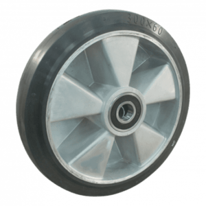 Rubber Wheels for Hydraulic Trolleys 300mm 12 inch