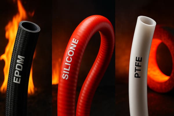 EPDM vs Silicone vs PTFE Hose