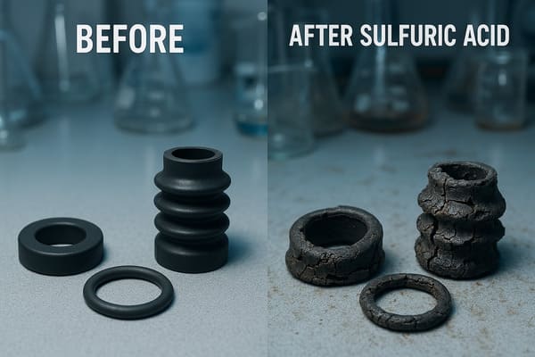 Acid Dissolving Rubber